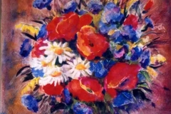 Vadvirágos csendélet 1999. 21×30cm, akvarell