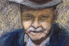 Csák Boldizsár portréja 2001-P-10, 29×21cm, pasztell