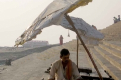 21. Reggel a Ganges partján Varanasiban
