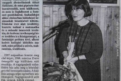 2001. 05. 06. Madarak, Fák Napja - Komárom Csoknai Művelődési Központ - HÍRLAP
